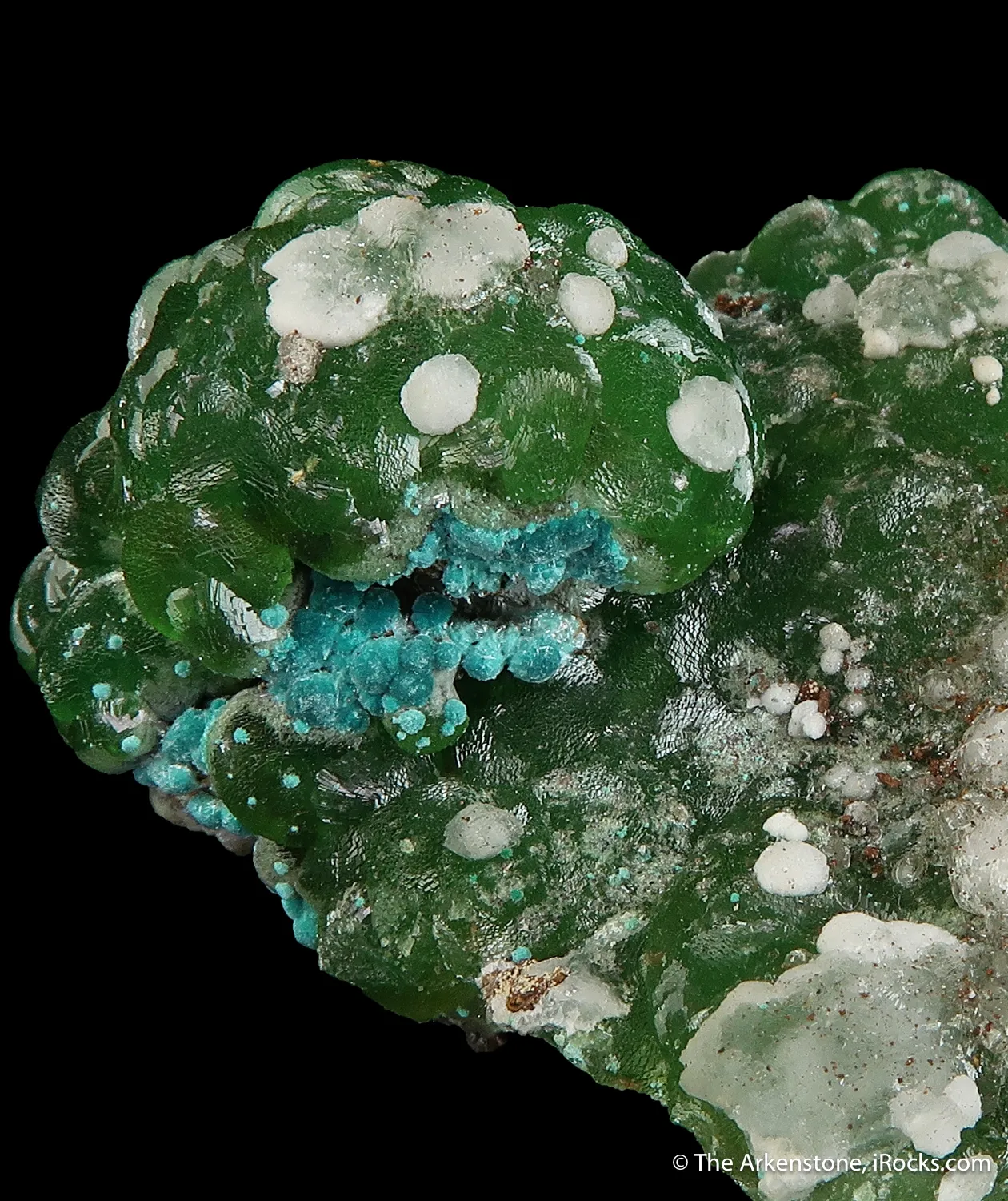 Cuprian Smithsonite, Aurichalcite, and Calcite - image 4