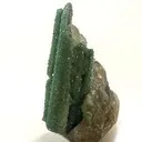 Cuprian Smithsonite on and With Cerussite - image 2