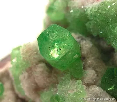 Cuprian Smithsonite on Dolomite - image 2