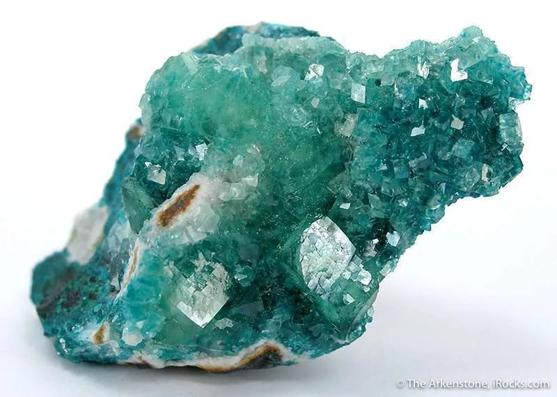 Cuprian Smithsonite on Rosasite image