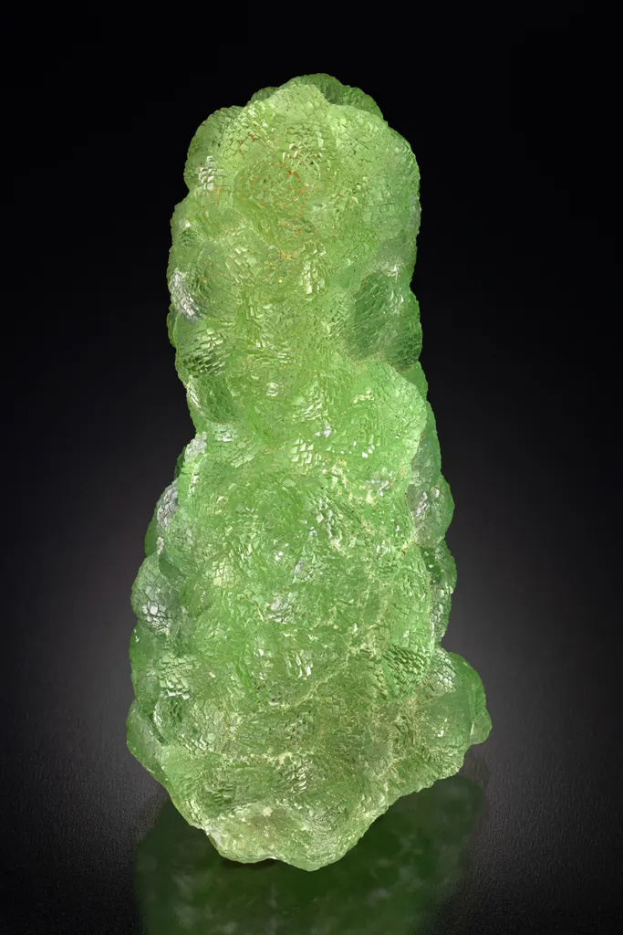 Cuprian Smithsonite stalactite