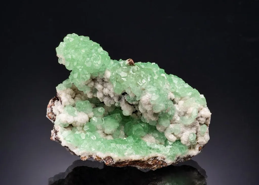 Cuprian Smithsonite with Calcite