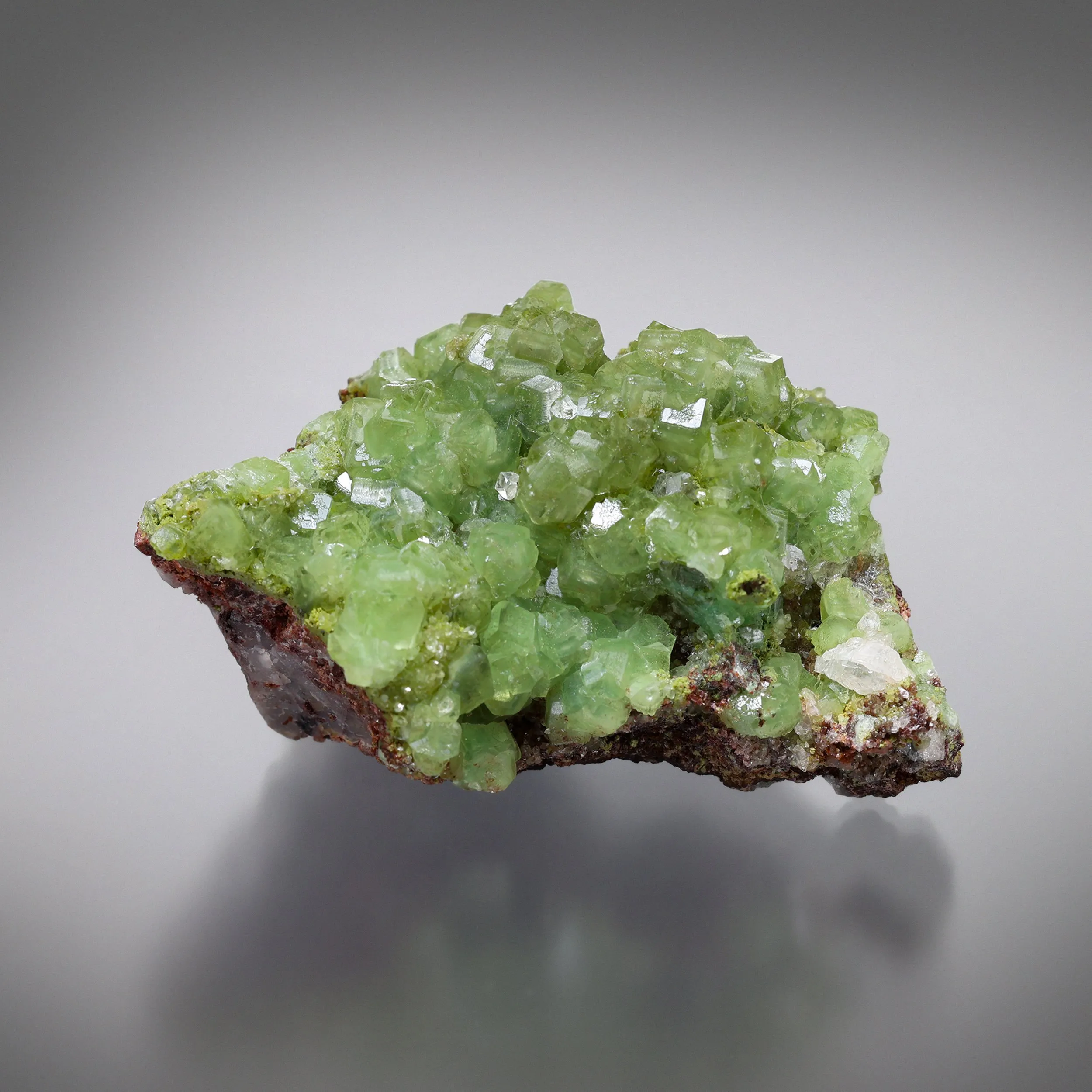 Cuprian Smithsonite with Duftite and Cerussite - image 1