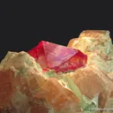 Cuprite and Chrysocolla on Calcite - image 4