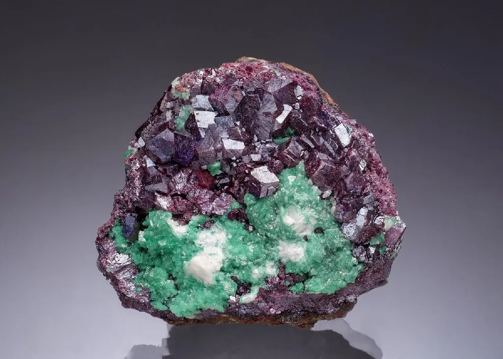 CUPRITE and DOLOMITE with MALACHITE image