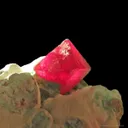 Cuprite and Malachite on Plancheite - image 5