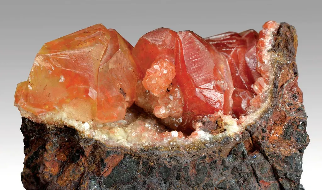 Cuprite, Calcite - image 1