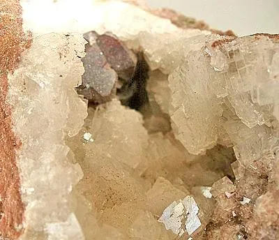 Cuprite, Calcite - image 2