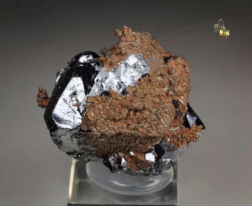 CUPRITE, COPPER pseudomorph after CUPRITE image
