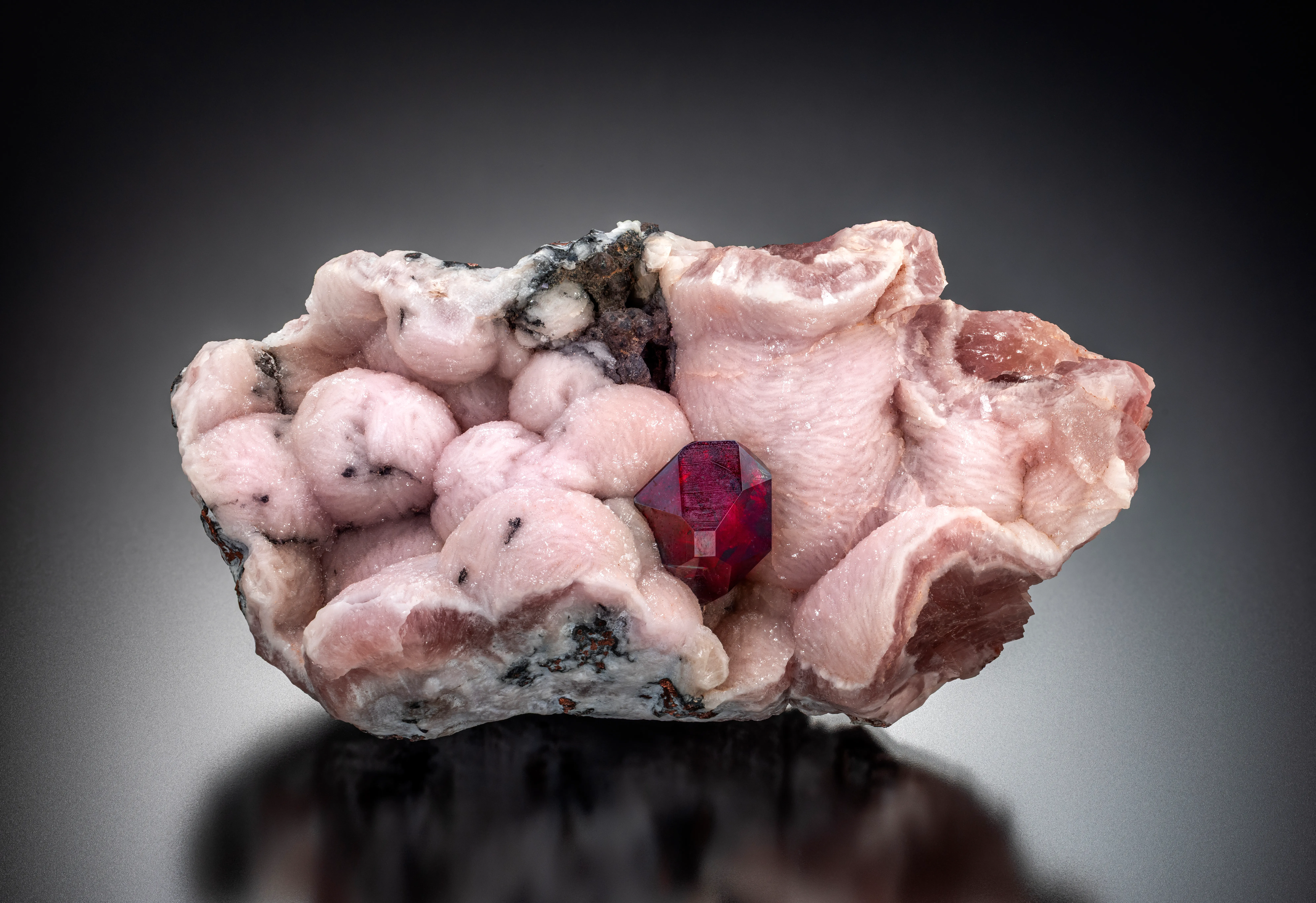 Cuprite from DR Congo, Lualaba, Mutshatsha, Sicomines copper-cobalt project, Mashamba West Mine - image 1