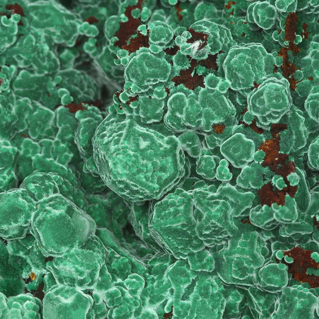 Cuprite from Greece, Attica, Lavrion Mining District, Sounion - image 1