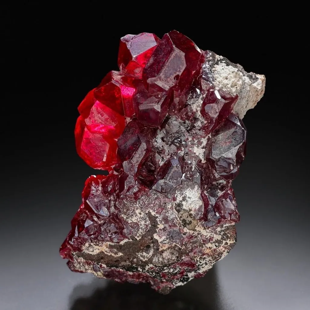 Cuprite from Namibia, Oshikoto Region, Tsumeb image