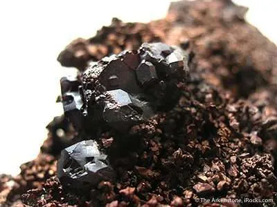 Cuprite (Large Crystals) on Copper - image 2