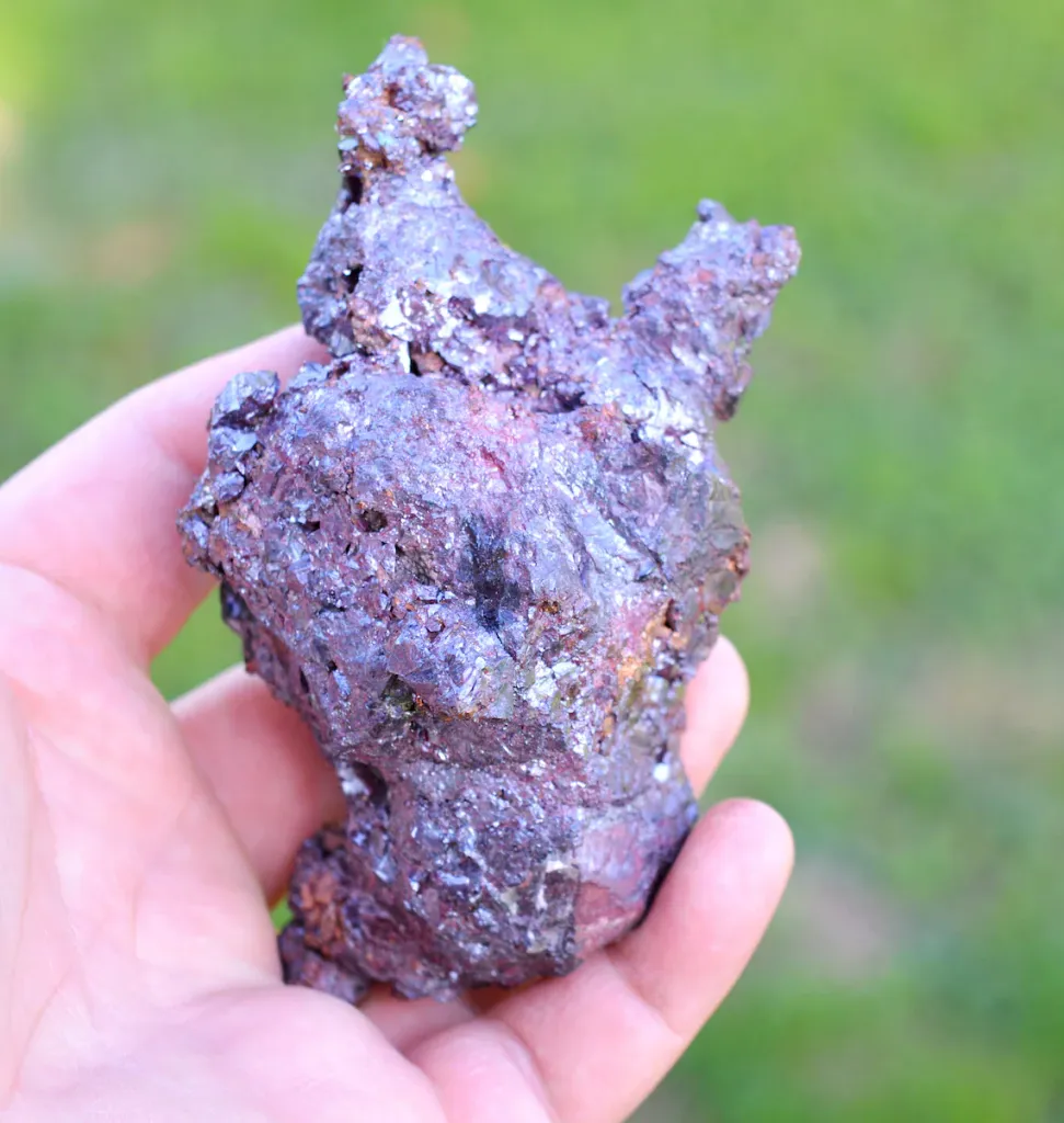 Cuprite & Native Copper 730 grams - Mufulira Mine, Mufulira District, Copperbelt Province, Zambia image