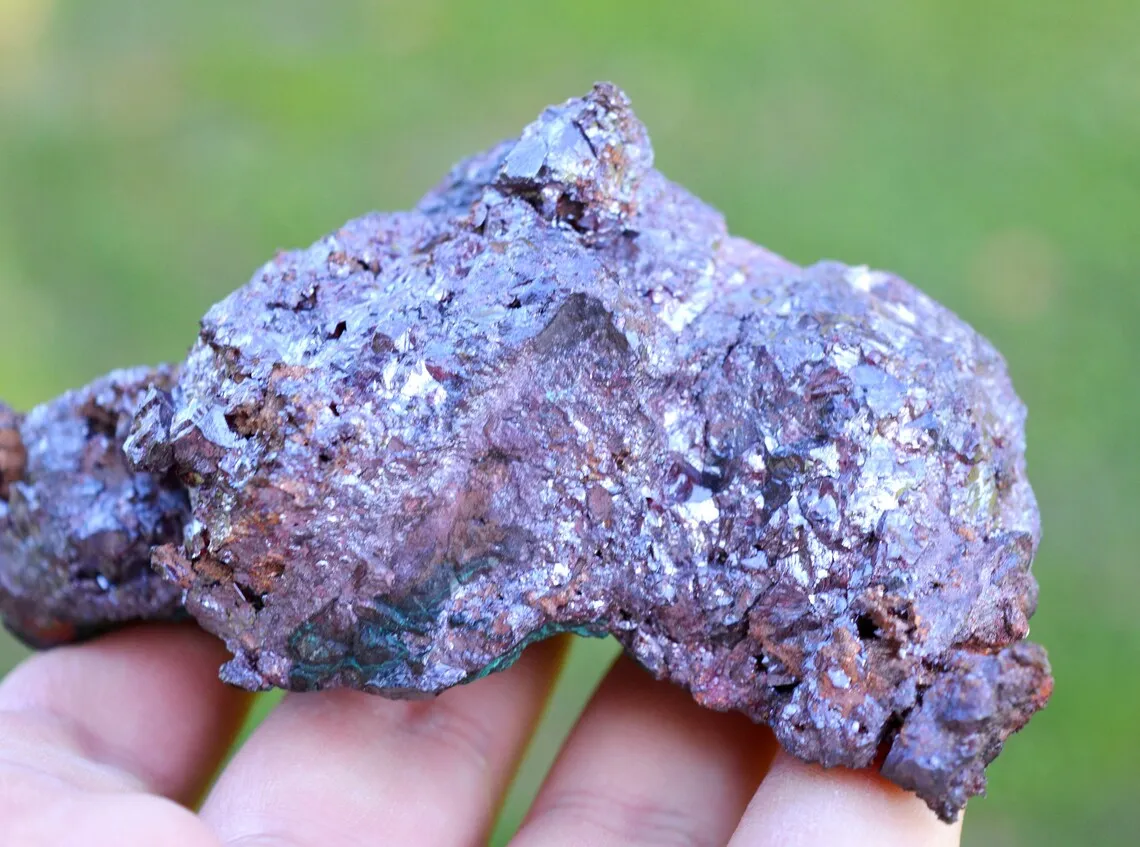 Cuprite & Native Copper 730 grams - Mufulira Mine, Mufulira District, Copperbelt Province, Zambia - image 3