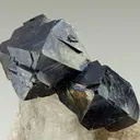 Cuprite on Calcite - image 1