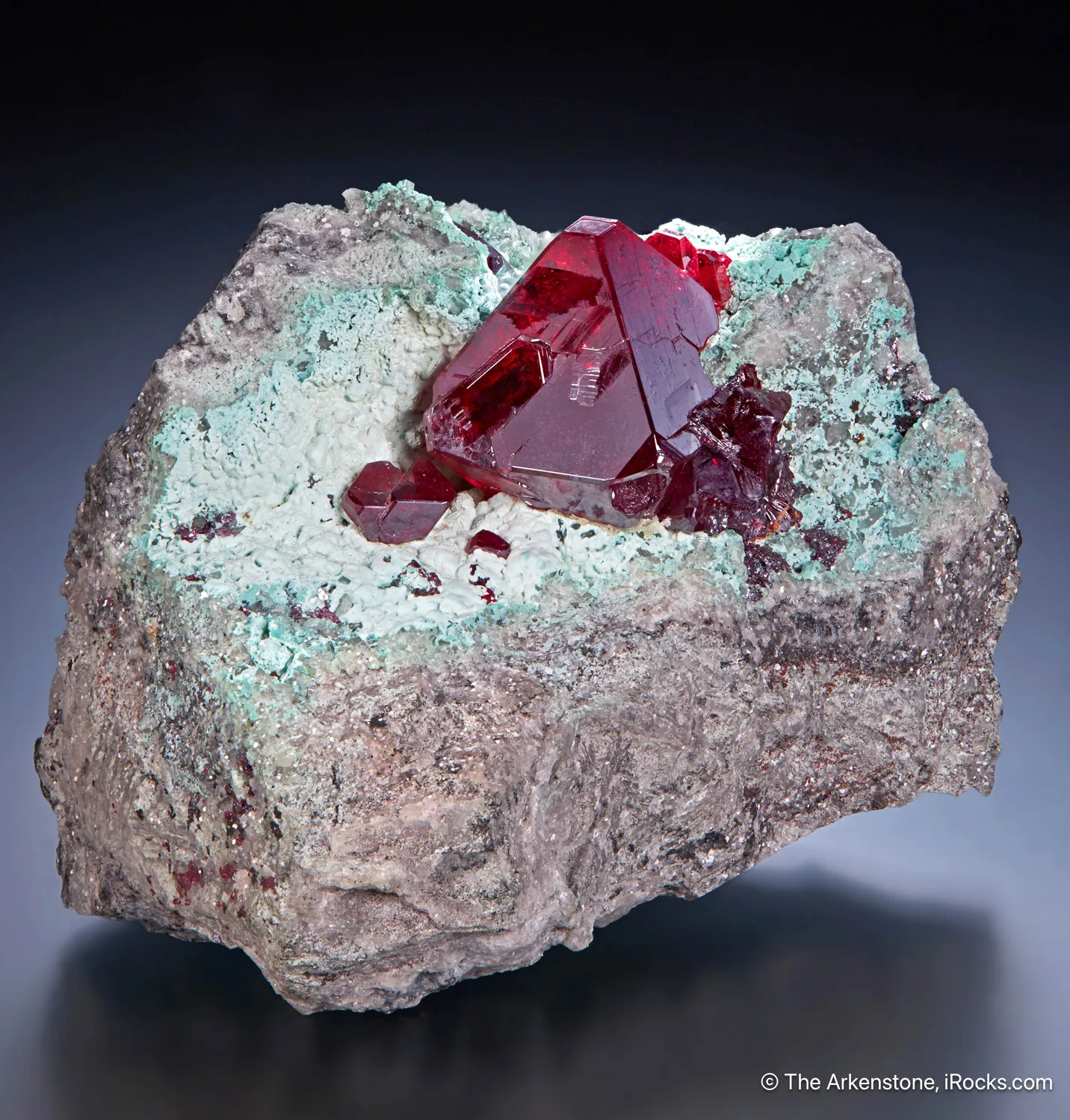 Cuprite on Chrysocolla - image 6