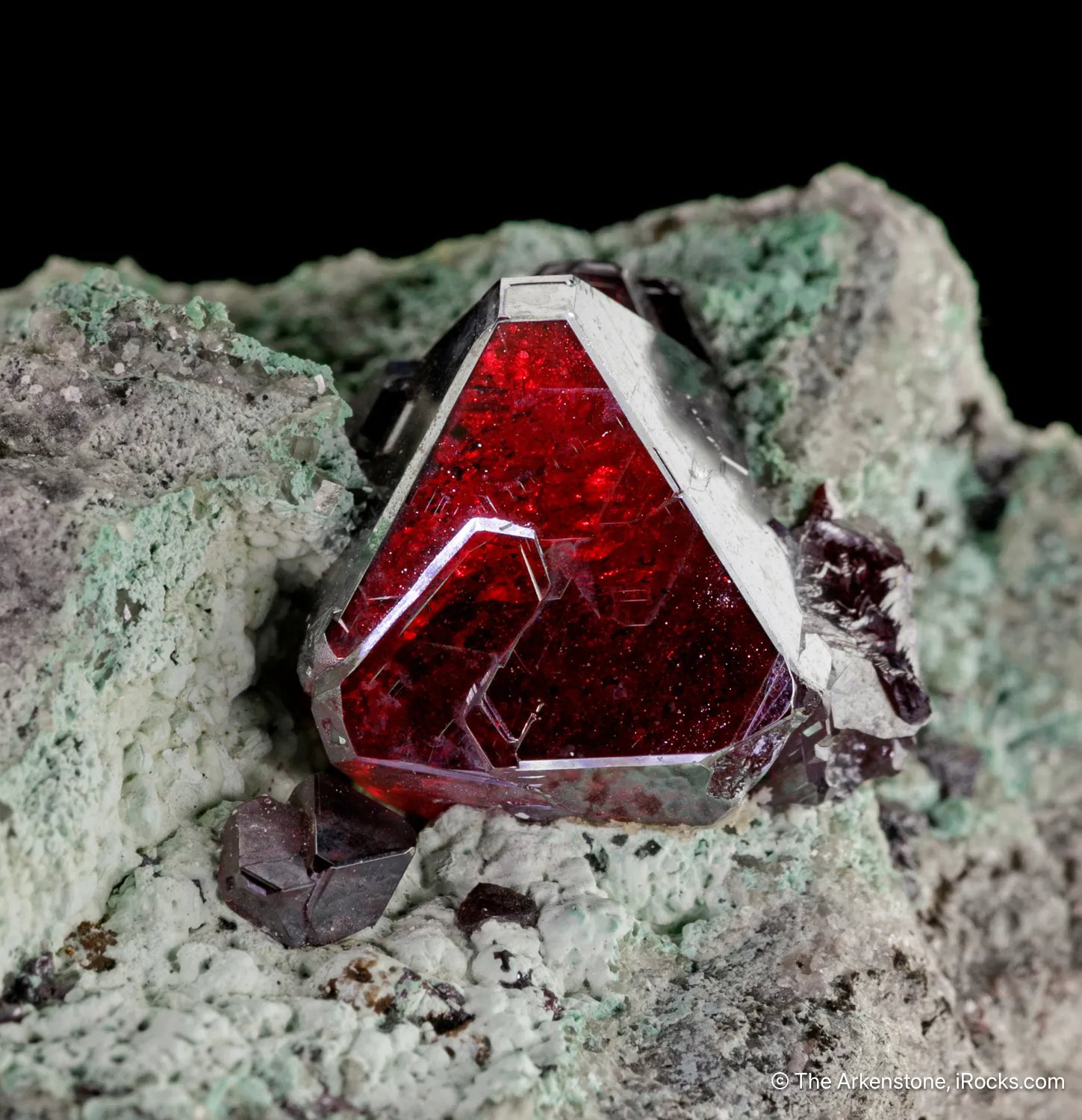 Cuprite on Chrysocolla - image 1