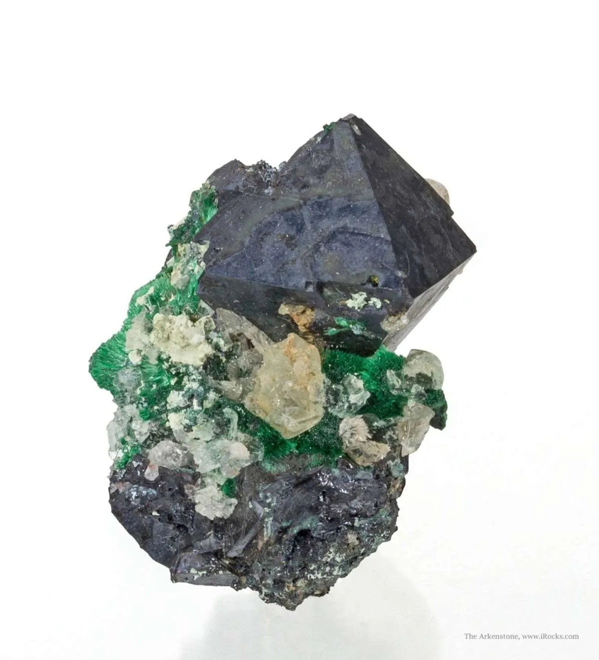Cuprite on Malachite - image 3