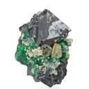 Cuprite on Malachite - image 4