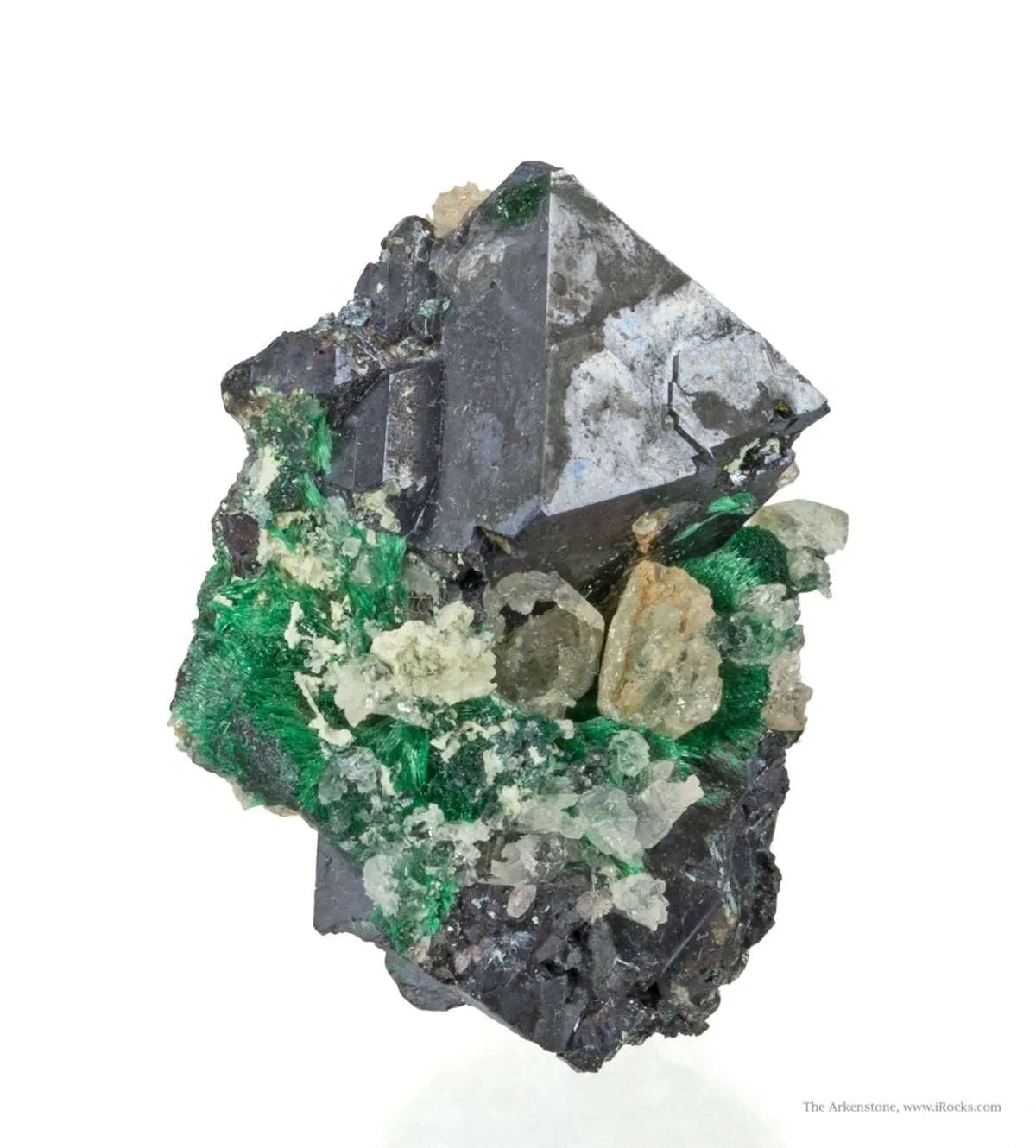 Cuprite on Malachite - image 4
