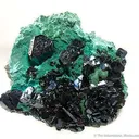 Cuprite on Malachite - image 1
