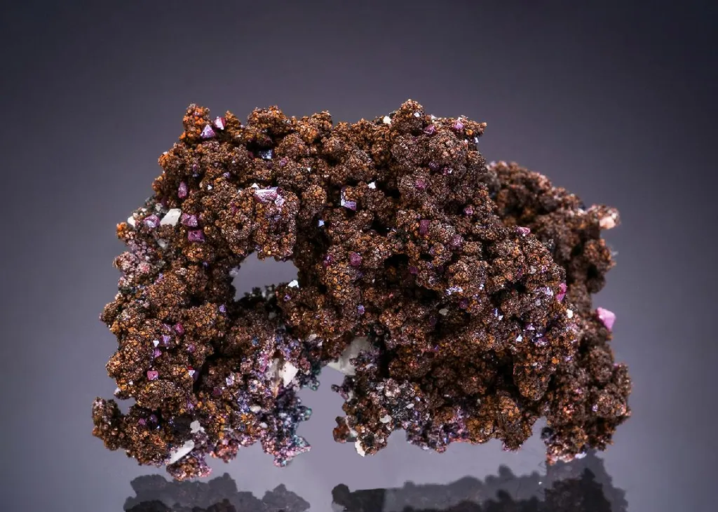 Cuprite on NATIVE Copper image
