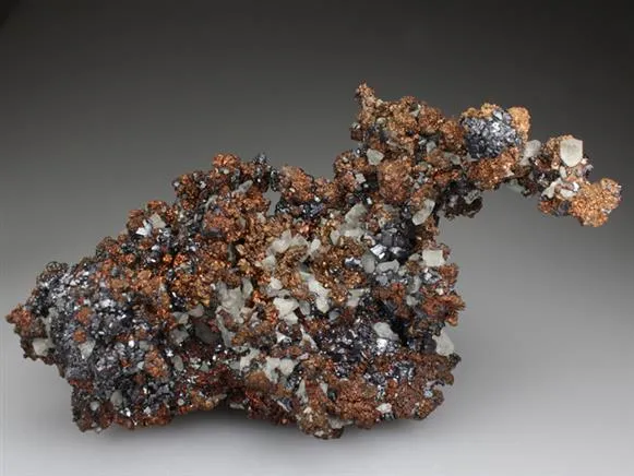 Cuprite on NATIVE Copper - image 1