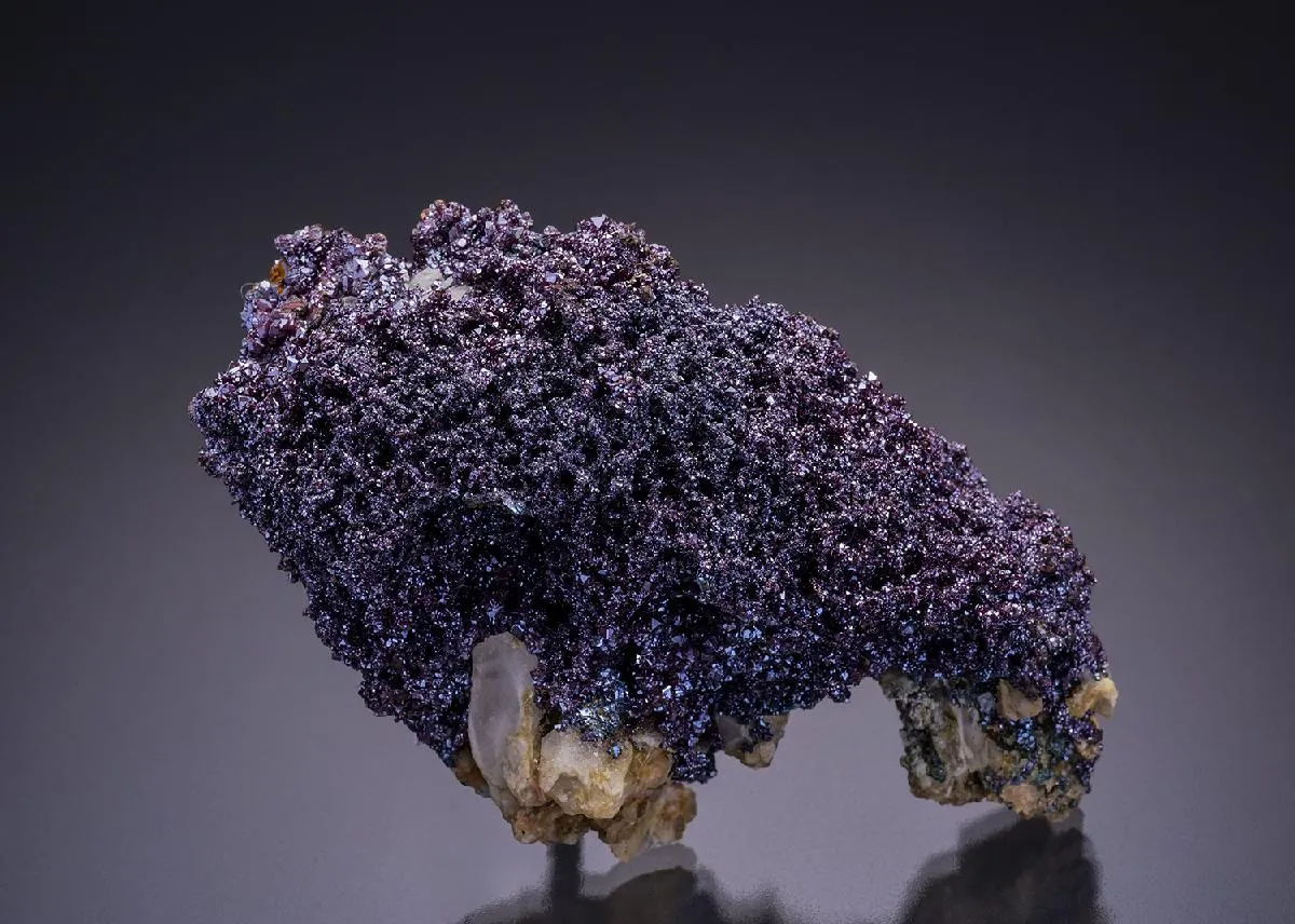 Cuprite on NATIVE Copper with Quartz - image 1
