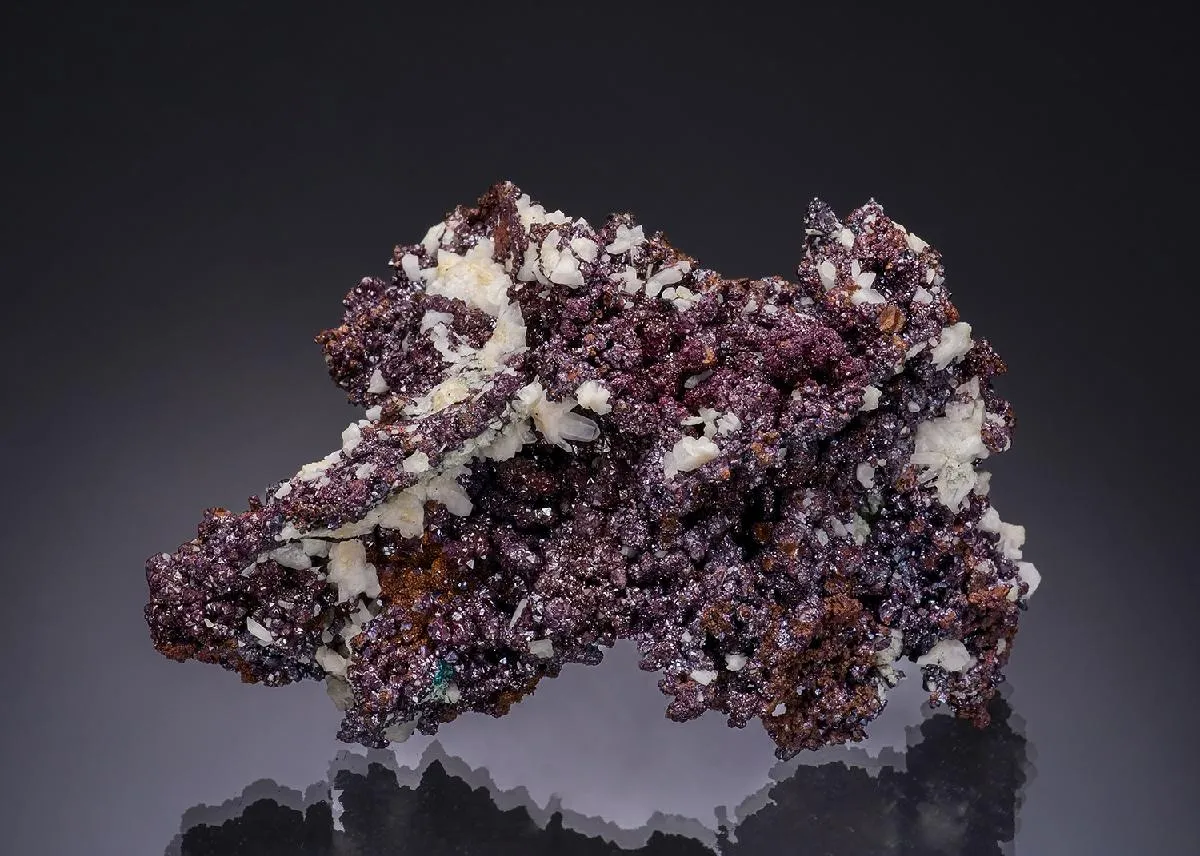 Cuprite on NATIVE Copper with Quartz - image 1