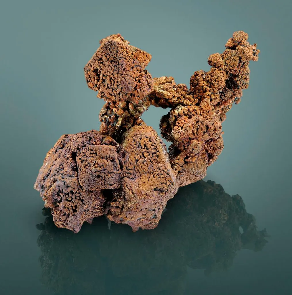 Cuprite pseudomorphed by Copper image