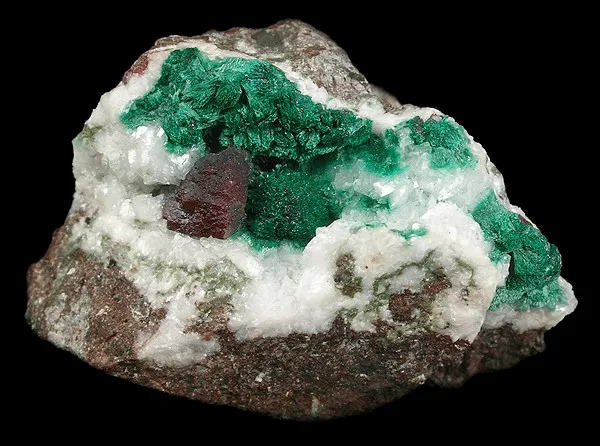 Cuprite, Smithsonite, Malachite image