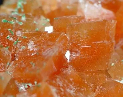 Cuprite (Var: Chalcotrichite), Calcite - image 2