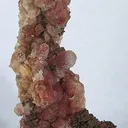 Cuprite (Var: Chalcotrichite), Calcite, Copper - image 1