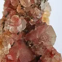 Cuprite (Var: Chalcotrichite), Calcite, Copper - image 2
