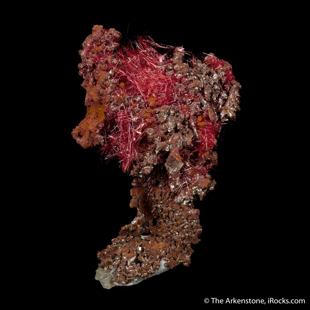 Cuprite var. Chalcotrichite on Copper - image 2