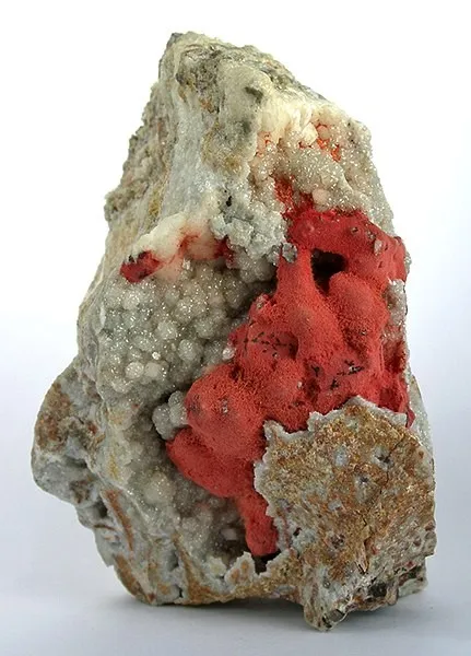 Cuprite (Var: Chalcotrichite), Smithsonite image