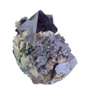 Cuprite with Baryte and Chrysocolla - image 3