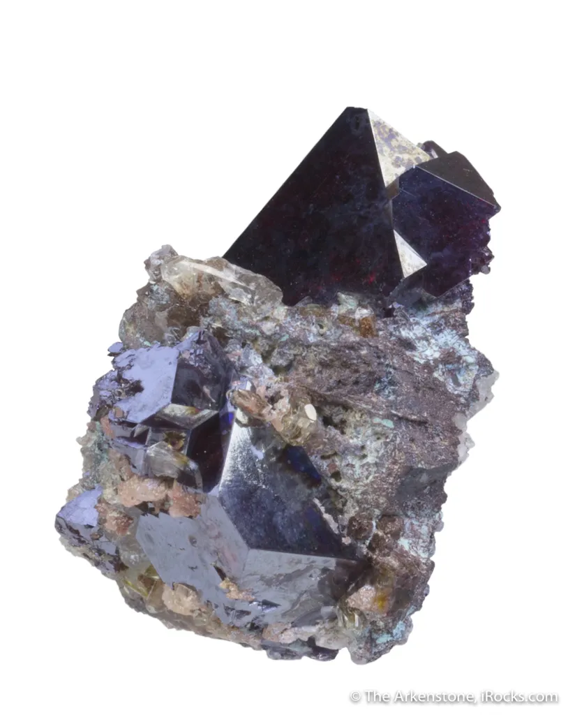 Cuprite with Baryte and Chrysocolla - image 6