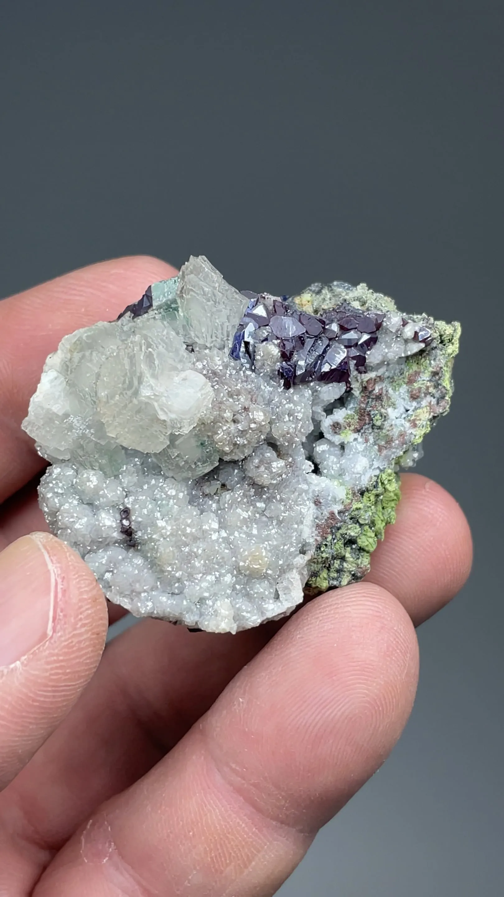 Cuprite with Calcite, Dolomite, Conichalcite - image 2