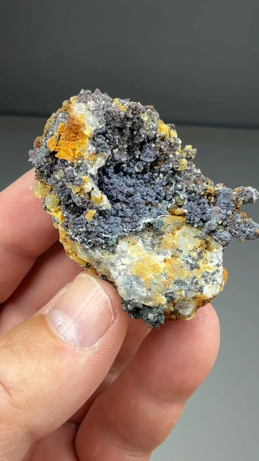 Cuprite with Copper, Smithsonite - image 2