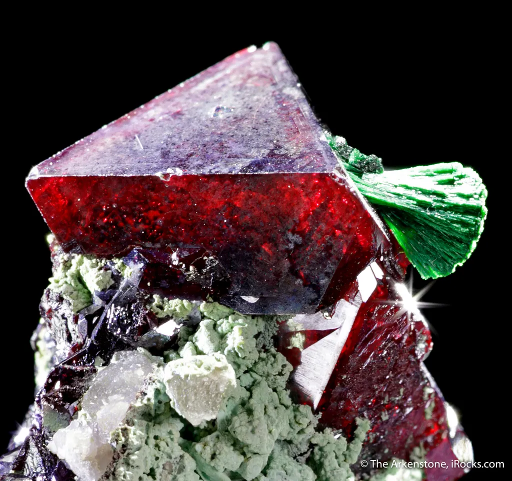 Cuprite with Malachite image