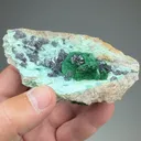 Cuprite with Malachite after Azurite, Chrysocolla - image 2