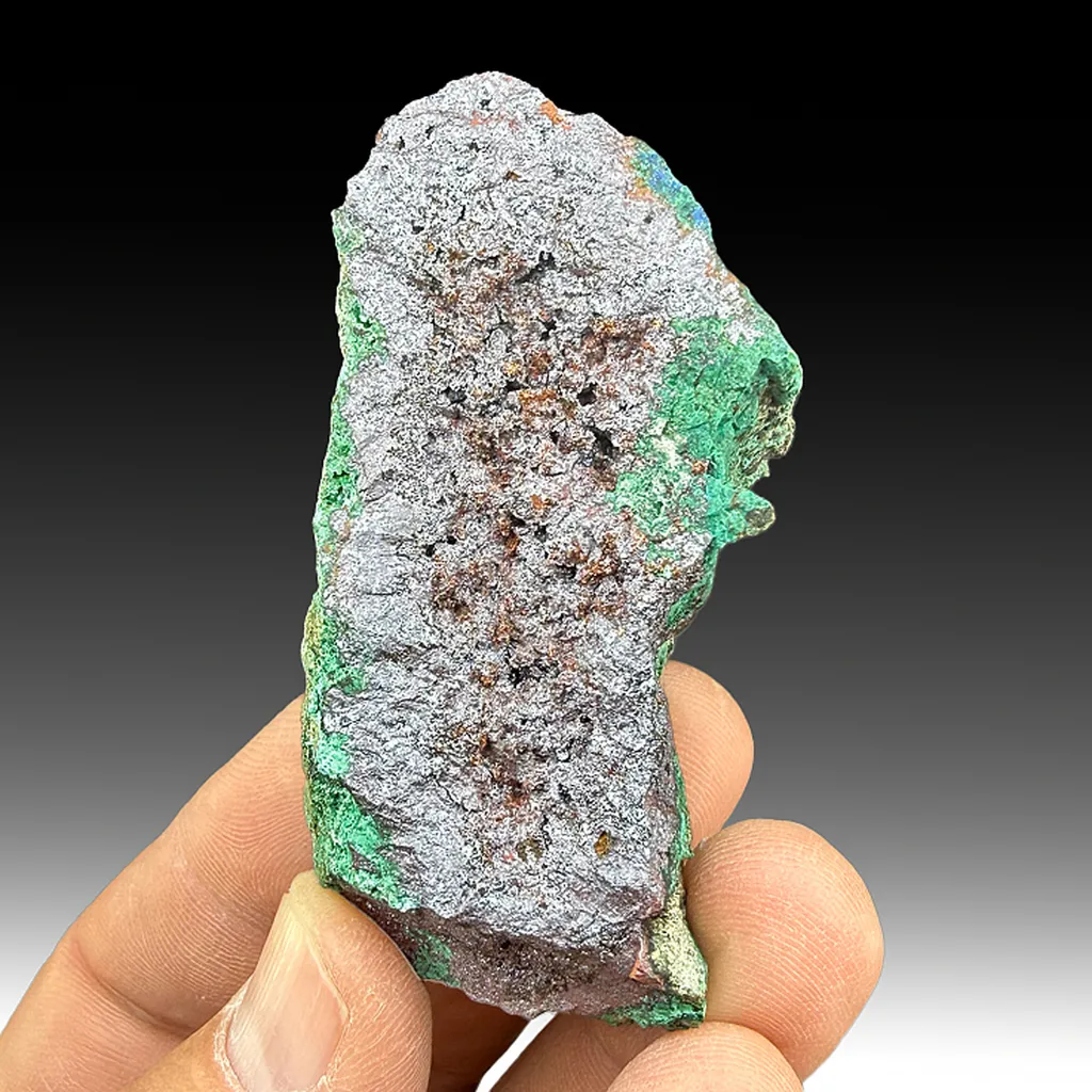 Cuprite with Malachite, Copper image