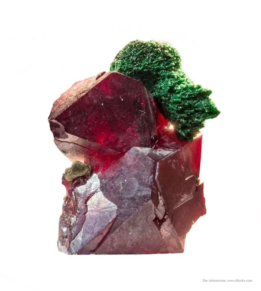 Cuprite With Malachite image