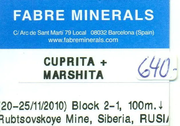 Cuprite with MARSHITE - image 7