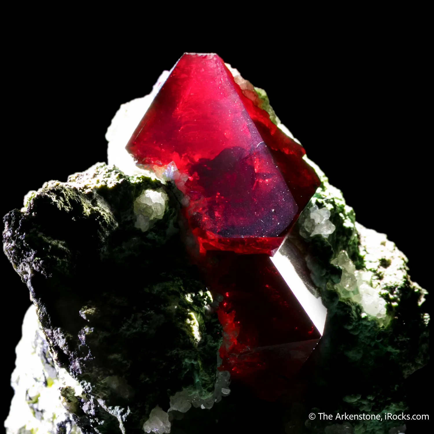 Cuprite with Quartz and Chrysocolla - image 1