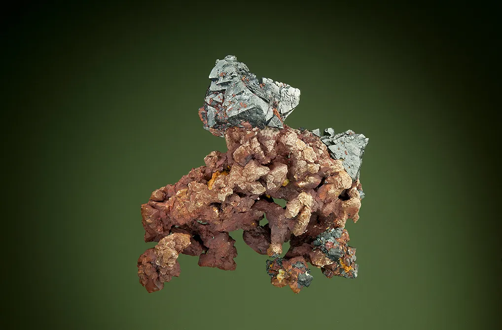 Cuprite with Silver on Copper image