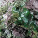 Cuproadamite With Ferrilotharmeyerite (Tl) - image 3
