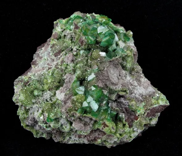 Cuproadamite With Ferrilotharmeyerite (Tl) - image 2